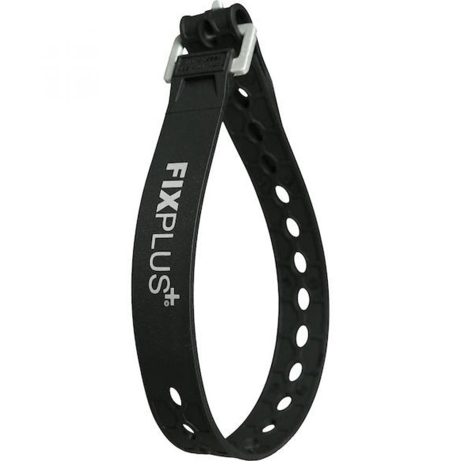 FixPlus Spannband Strap 46 cm schwarz - wiederverwendbares Fixierband für sicheres Befestigen