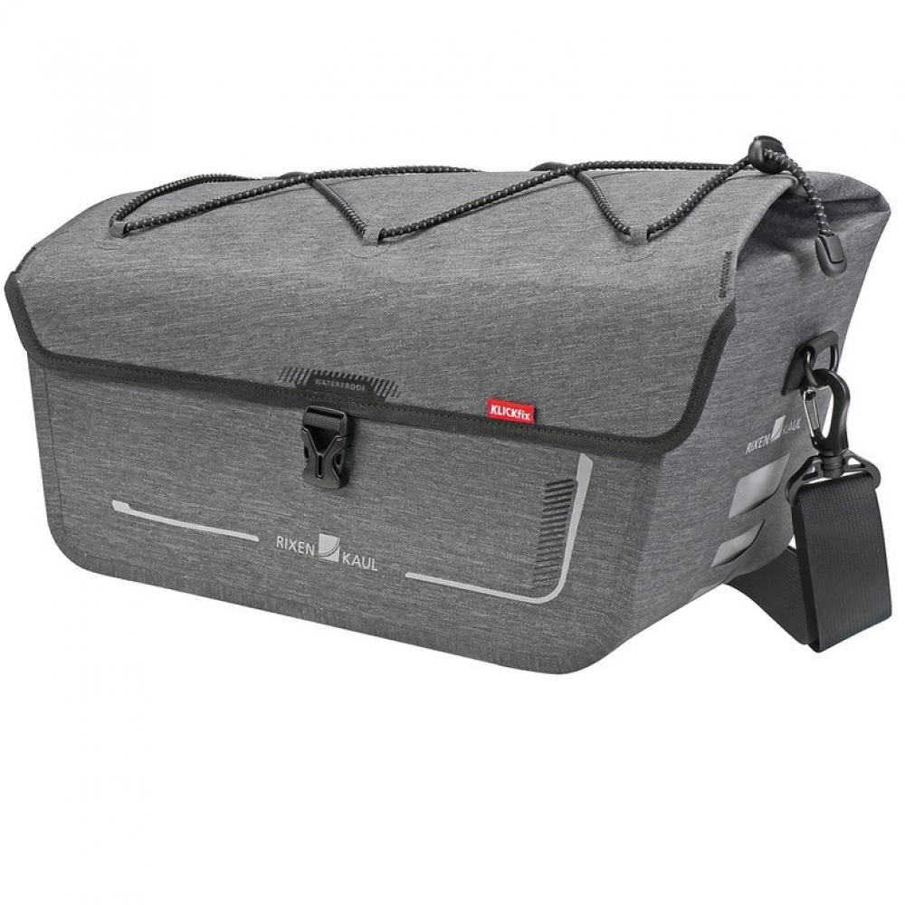 Gepäckträgertasche KLICKfix Rackp. Sport Waterproof, grau 20x41x25,12ltr Uniklip2