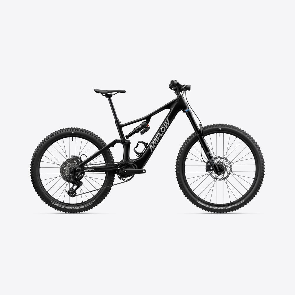 Amflow PX Carbon E-Mountainbike 700 Wh Phantom-Schwarz L