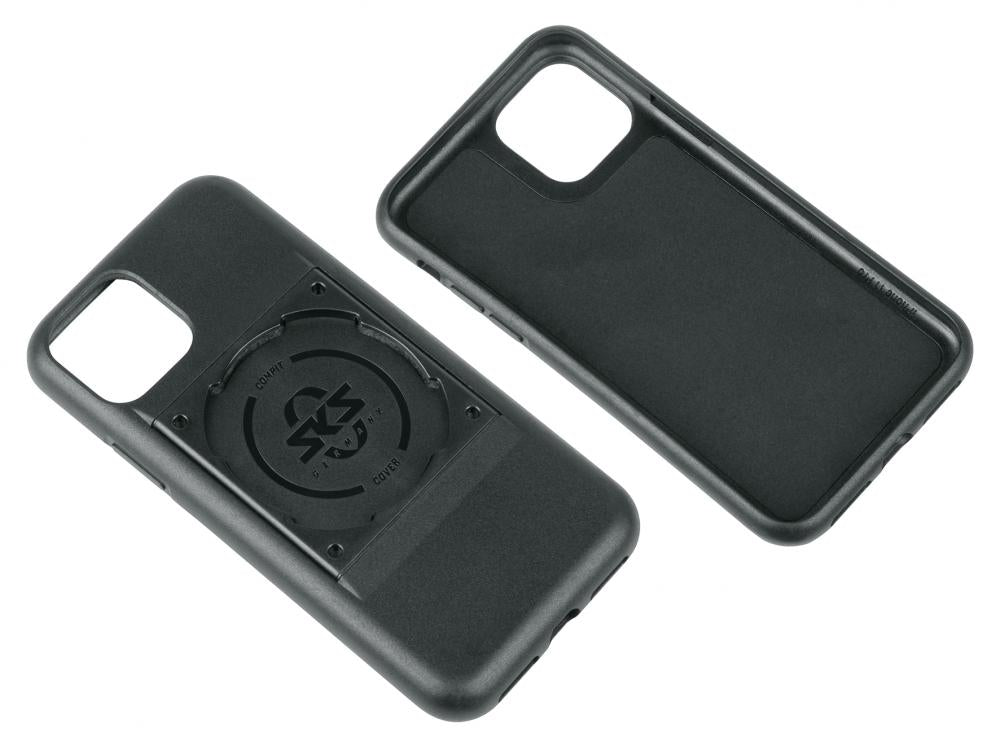 SKS Compit Cover für iPhone 11 Pro  stoßdämpfende 2-Komponenten-Hülle mit Oversize-Bajonettaufnahme für sichere Fahrradhalterung