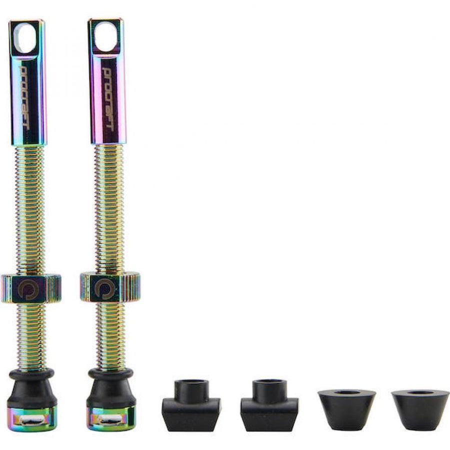 Procraft Tubeless-Ventile Procraft 60 mm Oil Slick - leichte, dichte Tubeless-Lösung