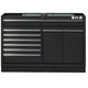 VAR Doppelt breiter Unterschrank MO-52612 Black 1250x400 mm Black - modularer Stauraum für die Werkstatt