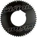 Vision Road Powerbox Aero Kettenblatt 110 mm x 46 T - Aerodynamisch optimiertes 7075er Aluminium für maximale Leistung