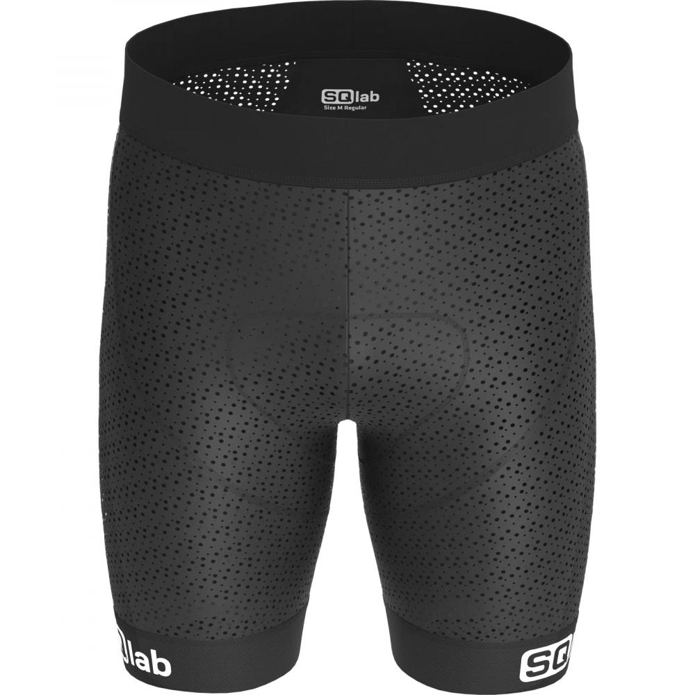 Polster SQlab SQ-Short ONE10 BLK schwarz XXL ? 8 mm dünnes - straffes SQ-Pad 10 mit TPE-Gel für aufrechte Sitzposition ideal als Unterziehhose - Mountainbike Hose - Bekleidung
