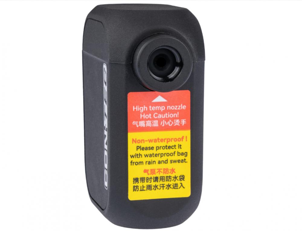 CONTEC Akku-Minipumpe Air Tronic Mini 8,3bar digital, Schrader/Presta, 70x56,5x31mm, Auto-Stopp, USB-C, inkl. Adapter