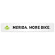 Merida Aufkleber MERIDA. MORE BIKE. 100 x 15 mm Weiß - stilvolles Bike-Dekor