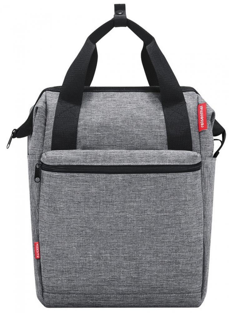 KLICKfix Gepäckträgertasche ROOMY GT twist silver, 12 ltr, ca. 1000g 0371TS