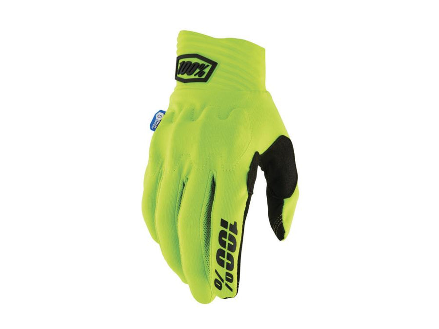 100% Cognito Smart Shock Gloves M Fluo Yellow / Black - maximaler Schutz & Grip
