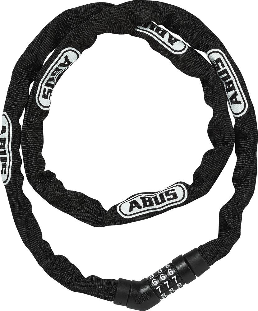 Abus Kabelschloss Steel O Chain 4804C L 110 cm D 4 mm schwarz/weiss