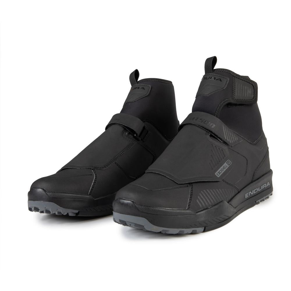 Endura MT500 Burner Clipless wasserdichter Schuh schwarz EU45 UK10 US11 - robuster MTB-Schuh, SPD-kompatibel, wasserdicht, atmungsaktiv, mit griffiger Sohle und hohem Tragekomfort