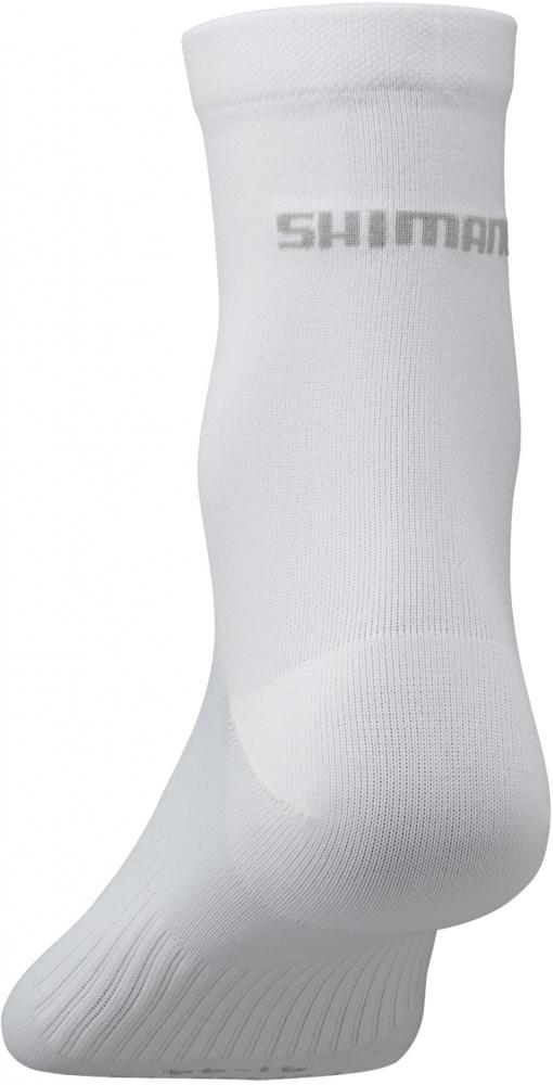 SHIMANO PERFORMANCE MID SOCKS WHITE Gr. S/M WHITE - atmungsaktive Radsocken