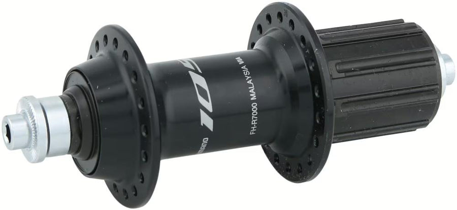 Shimano 105 FH-R7000 Hinterradnabe 36 Loch schwarz - zuverlässige Performance für 10-/11-fach Rennrad-Laufräder