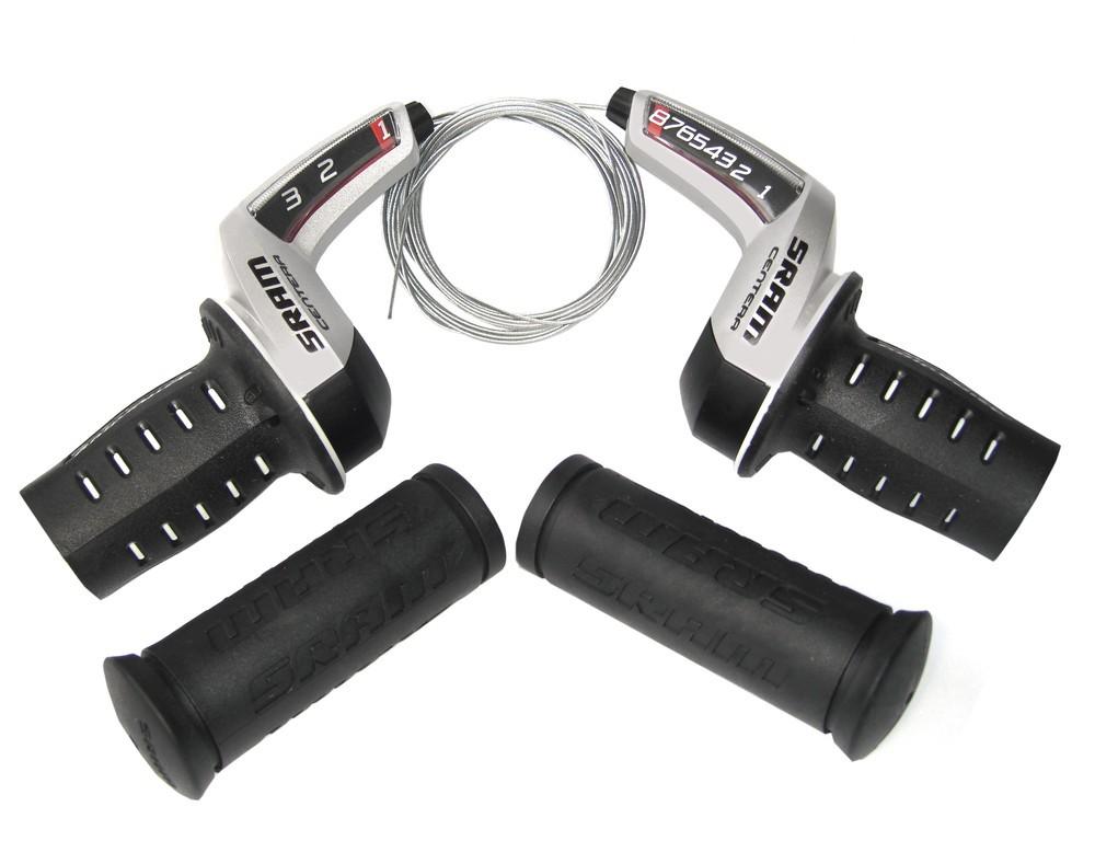 SRAM Drehgriffschalter-Set Centera 9-f. 00.0000.200.786 hinten 1:2 Micro Front