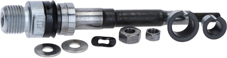 SHIMANO Pedalachse komplett PD-GR400 links - Ersatzachse für Flatpedal, ca. 89 g