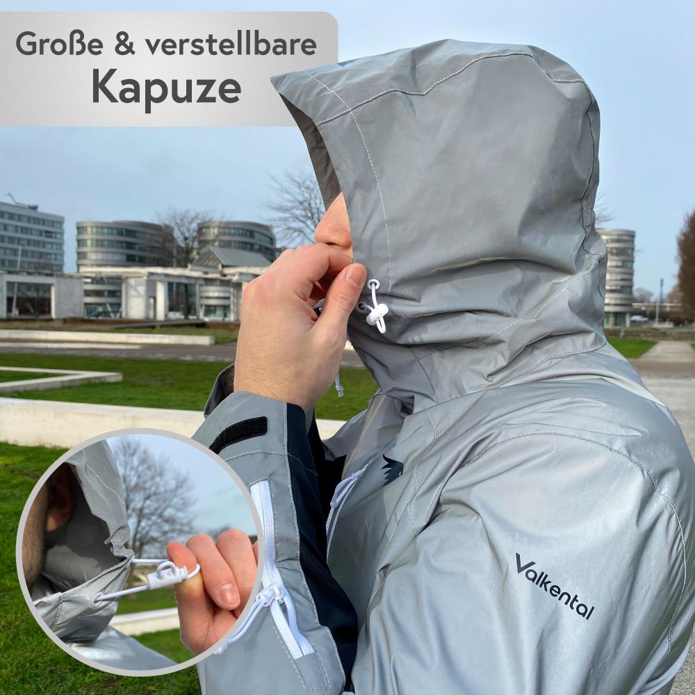 Valkental Herrenjacke Softshell 3XL grau