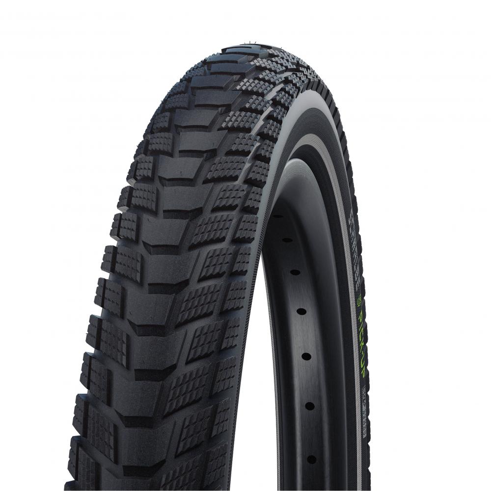 Schwalbe Pick-Up 16x2.15" E-Bike Drahtreifen, schwarz, mit Reflexstreifen, E-50 zertifiziert.