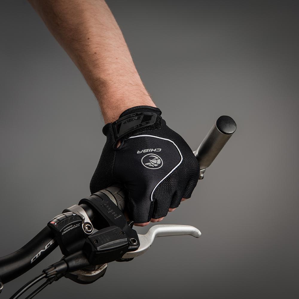 CHIBA Cool Air - Radhandschuhe schwarz XXL, atmungsaktiv mit Gelpolsterung
