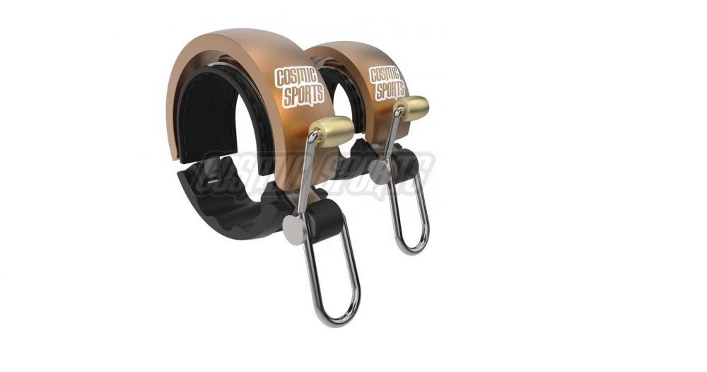 Fahrradklingel Oi Luxe Klein 22.2mm Schwarz Matt Bourbon