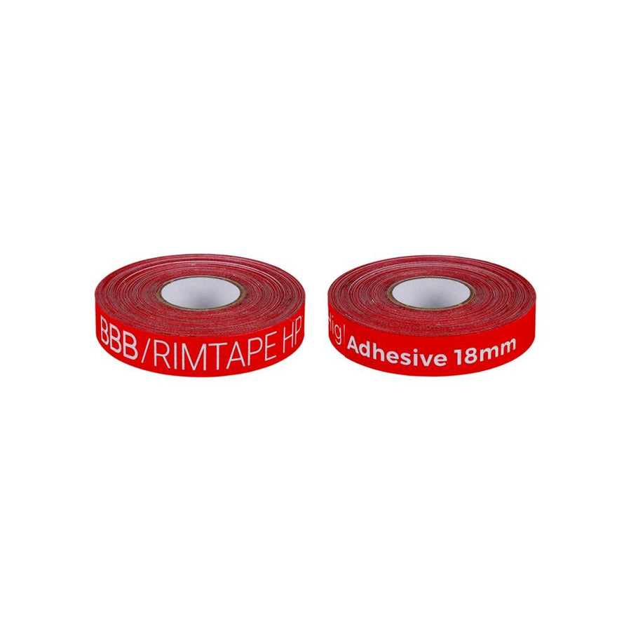 BBB Cycling BBB Felgenband HP 10mtr. 700Cx18mm 18mm rot - zuverlässiger Pannenschutz für Hochdruckreifen