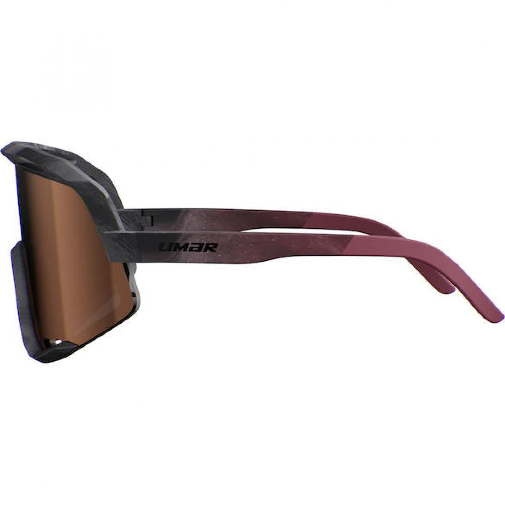 Limar Kosmos Matt Titanium Amaranth Onesize Grau - All-Mountain Sportbrille mit großem Sichtfeld