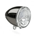 AXA 606 Steady Auto Dynamo-LED-Scheinwerfer, 15 Lux, Retro-Design, StVZO-konform mit Reflektor