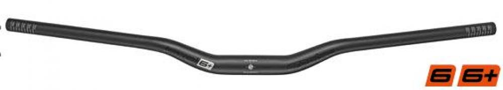 Humpert/Ergotec Ergotec Lenker Riser Bar 30 6+ schwarz sand 31.8mm 800mm 30mm Rise 12° Back-Sweep AL7050 T76 Safety Level 6+ - 31.8 mm