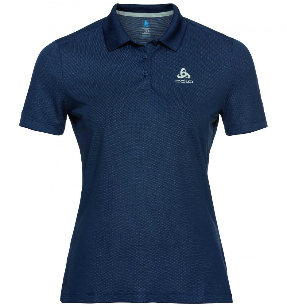 Odlo Polo shirt F-DRY diving navy Größe S Damen