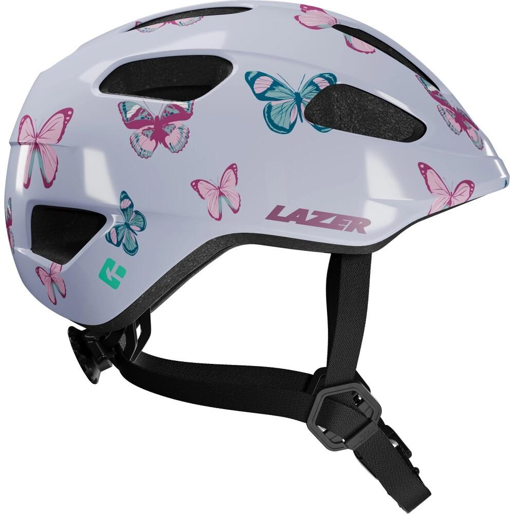 LAZER Helm Nutz 2.0 KinetiCore Kids & Junior weiß S - sicherer Kinder-Fahrradhelm