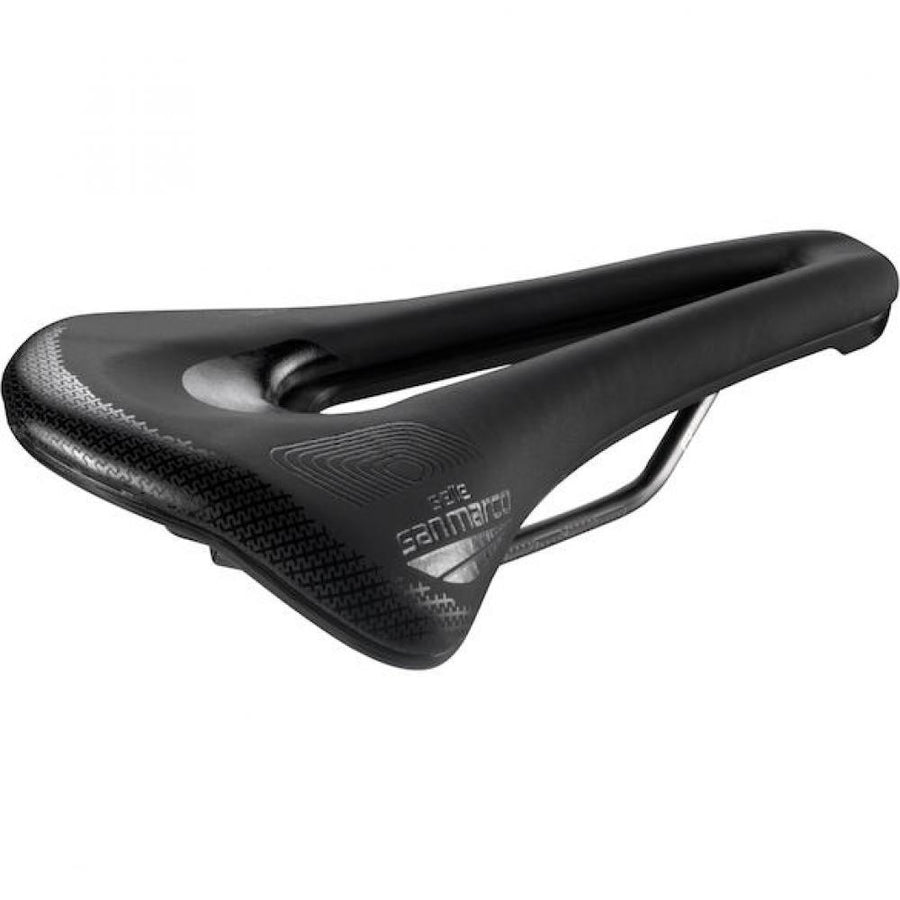 Selle San Marco Sattel Shortfit 2.0 Supercomfort Racing 155 x 255 mm Schwarz - maximaler Komfort & Performance