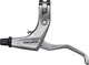 SHIMANO Bremshebel DEORE BL-T610 Bremshebel links - für V-Brakes und mechanische Scheibenbremsen, Silber