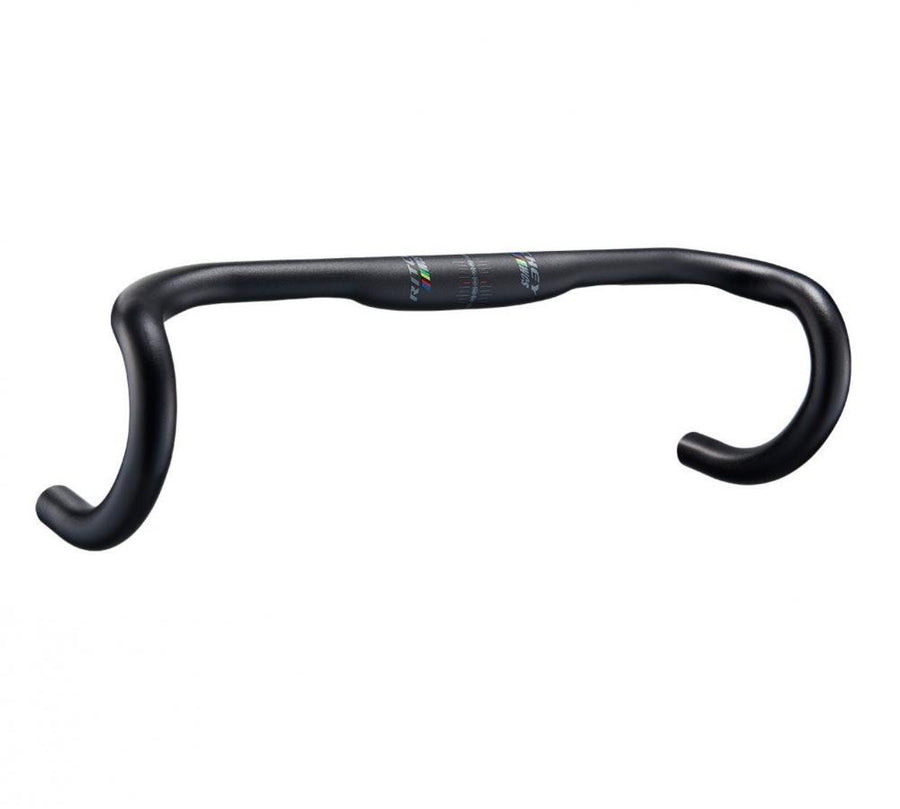 Ritchey WCS Streem Drop Lenker 31,8 mm, 46 cm Breite, 128 mm Drop, 73 mm Reach, 5° Backsweep, 2° Flare, interne Zugverlegung, kompatibel mit Shimano Di2 EW-RS910, blatte
