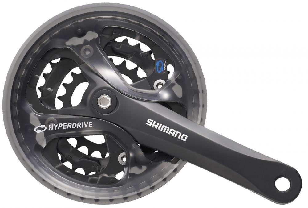 SHIMANO Kurbelgarnitur ACERA FC-M361 Kurbelgarnitur - 7-fach, 8-fach, 170 mm, 48-38, 28 Zähne