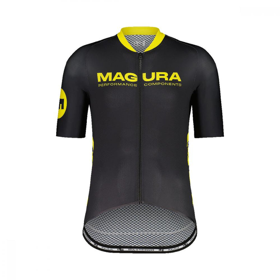 MAGURA Black Endurance Jersey highfivemtns, S Black - atmungsaktives Trikot für Ausdauerfahrten