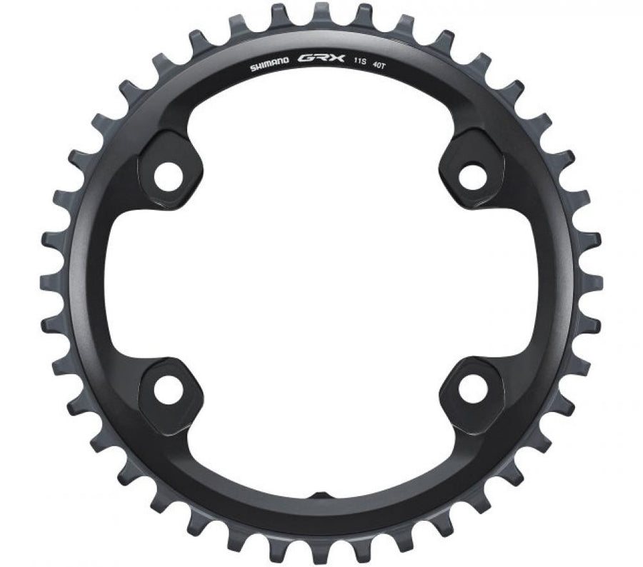 SHIMANO Kettenblatt GRX FC-RX810 40 Zähne Schwarz - Effizienter 1-fach Antrieb für Gravel und Road