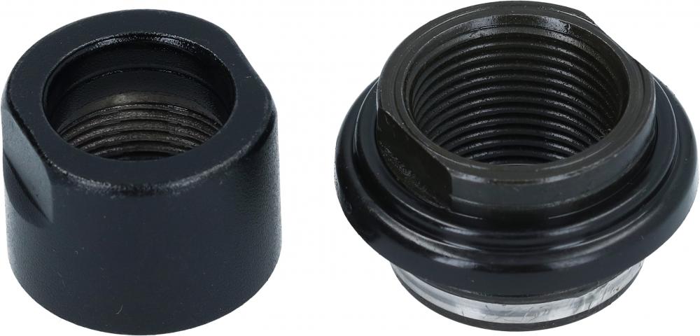 SHIMANO Achsmutter FH-MT501 Links M12 x 142 mm - präziser Halt für Hinterradnaben