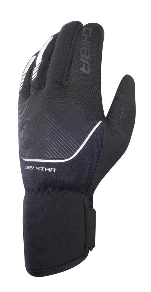 CHIBA Dry Star - wasserdichte, winddichte & atmungsaktive Radhandschuhe schwarz XXL