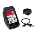 Sigma ROX 11.1 Evo Fahrradcomputer schwarz mit Display, Halterung und USB-Ladekabel abgebildet.