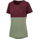 IXS Sports Division iXS Flow Women Mountain Tech Tee 36 Raisin/Olive - atmungsaktives Bike-Shirt