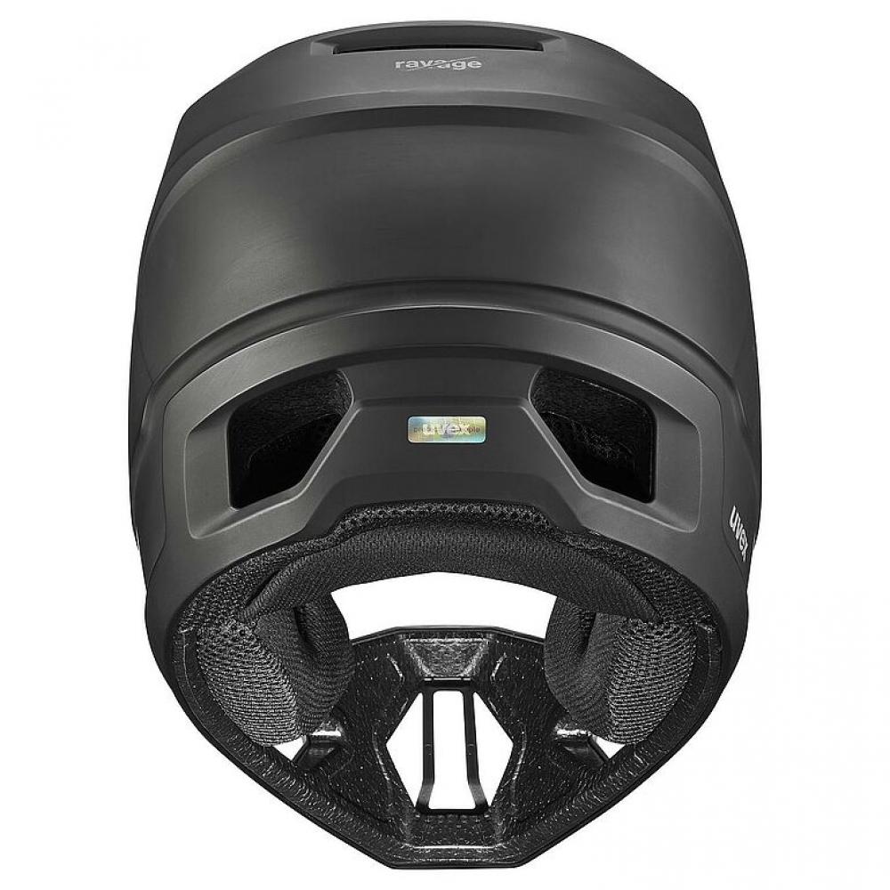 uvex RAVAGE Fullface MTB-Helm black-grey matt 52-55cm - Hardshell, COOLMAX®, 12 Lüftungen, ASTM F1952