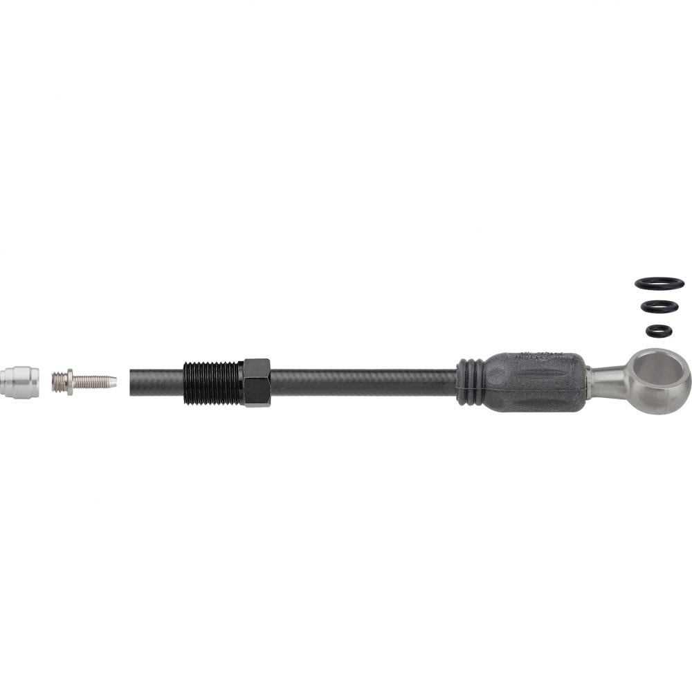 Jagwire Bremsleitungsset Sport Hydraulic für DOT 2000 mm Schwarz - starke Bremsperformance