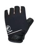 CHIBA BioXCell Lady - Damen Radhandschuhe schwarz, Größe M, gepolstert