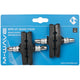 M-WAVE BPR-VC-Base-Twin Bremsschuhe Hochleistungs-Bremsbeläge für V-Brake Systeme