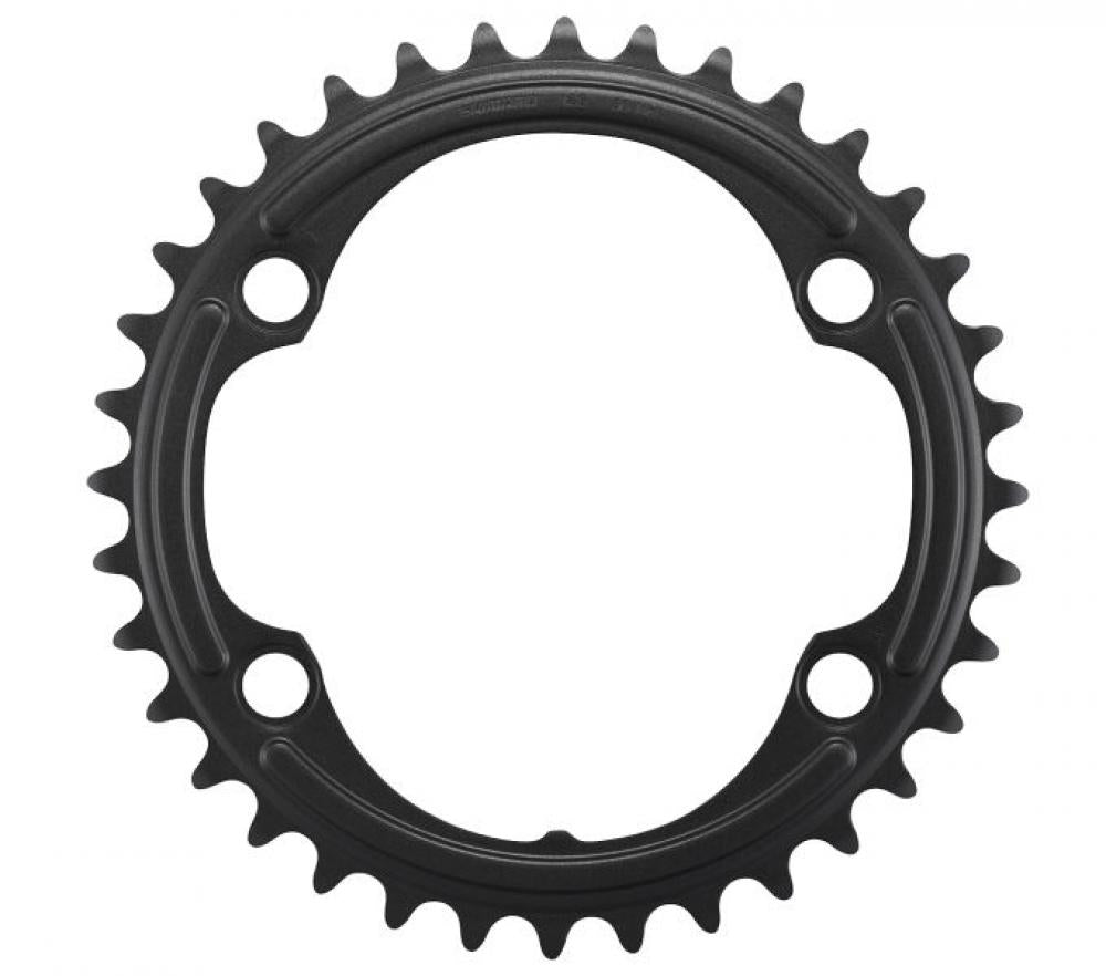 SHIMANO Kettenblatt FC-R7100 36 Zähne - präzise Schaltperformance für 12-fach Rennrad-Antriebe