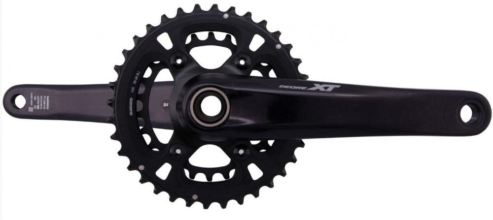 Shimano Deore XT FC-M8120-B2 Kurbelgarnitur 36/26 175 mm Boost - präzise 12-fach Performance