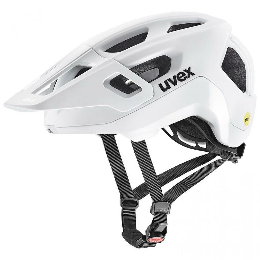 Uvex React MIPS Fahrradhelm weiß matt, MIPS-Technologie, tiefer Schutz für Kopf & Schläfen, optimale Passform.