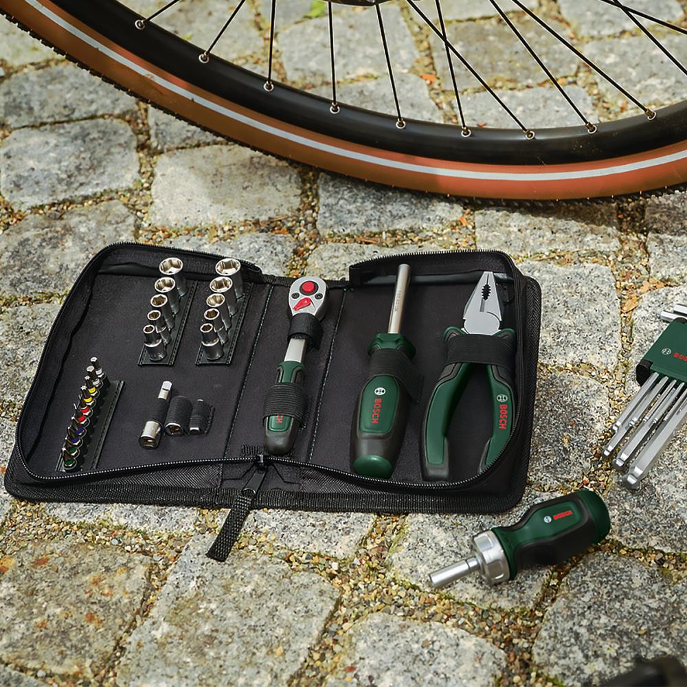 Bosch PowerTools Mobility Werkzeug Set 26-teilig - kompakte Allround-Lösung für unterwegs