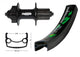 Bike-Parts Laufrad|Hinterrad 26x1.90 Zoll Deore 8|9|10|11-fach Disc 6-Loch schwarz 36-Loch EXAL XL 25 Disc schwarzNirosta-Speichen schwarz