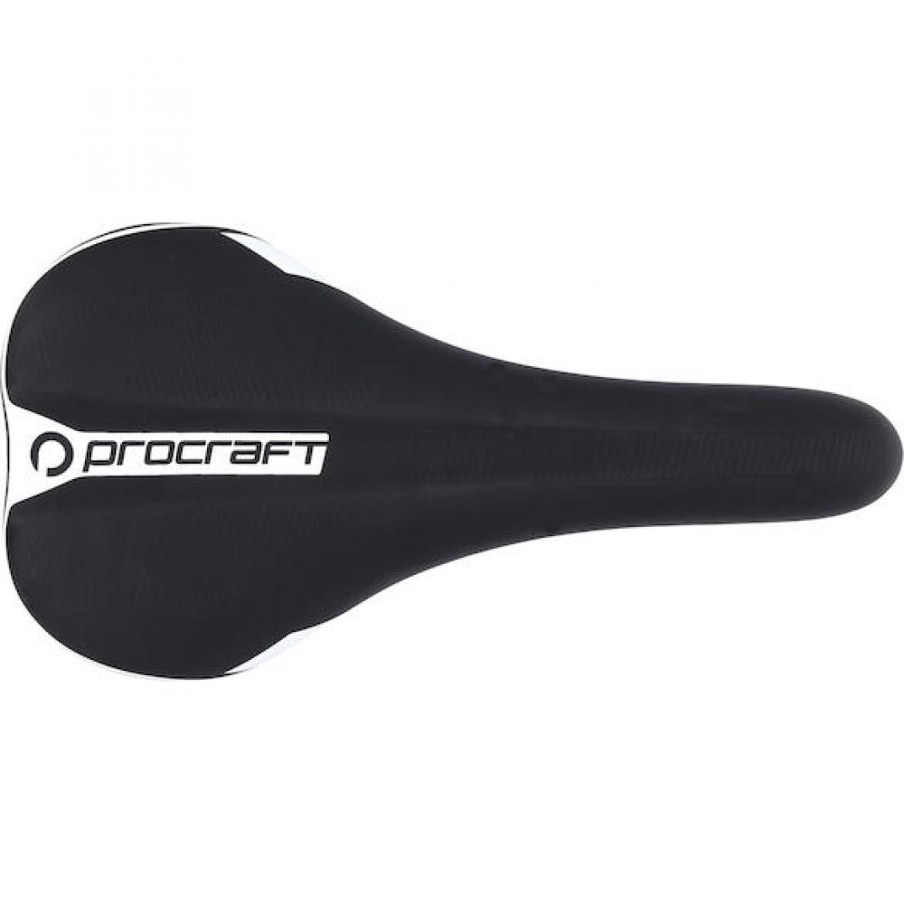 Procraft Sattel Race 278 x 140 mm Weiß - sportlicher Rennradsattel für Komfort