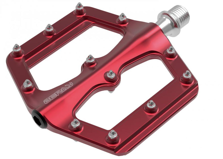absolut Plattformpedal MTB/BMX/Dowinhill D262 für Freeride/Enduro Alu rot