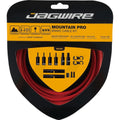 Jagwire Mountain Pro Bremszugset Kevlarverstärkt Rot - MTB Bremskabel mit Slick-Lube